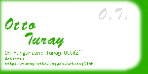 otto turay business card